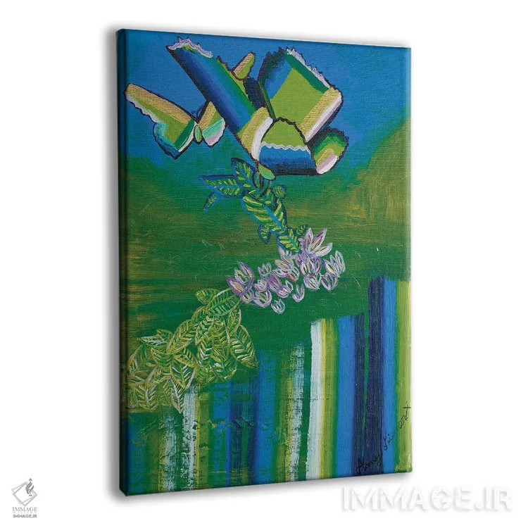 تابلو پروانهها اثر امی داینر - نمای پرسپکتیو محصول