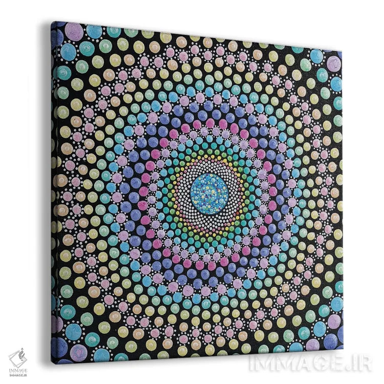 تابلو چرخش آبنباتی اثر امی داینر - نمای پرسپکتیو محصول