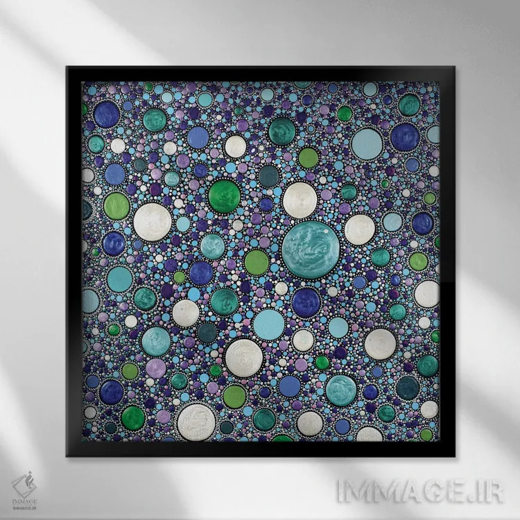 تابلو ذن کوهستانی اثر امی داینر - نمای قابدار مشکی