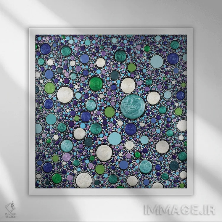 تابلو ذن کوهستانی اثر امی داینر - نمای قابدار سفید