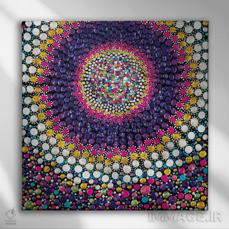 تابلو آبنبات اثر امی داینر - نمای روبهرو روی دیوار