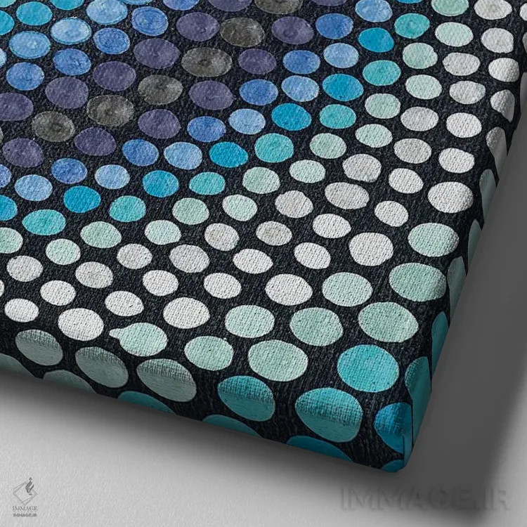 تابلو زیباییشناسی اثر امی داینر - نمای نزدیک بافت بوم