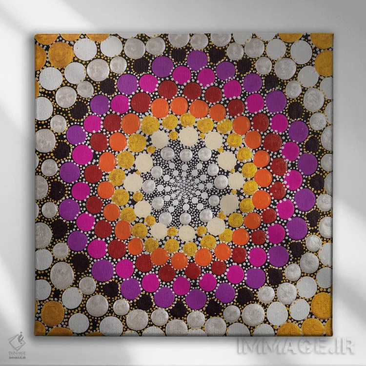 تابلو گرم II اثر امی داینر - نمای روبهرو روی دیوار