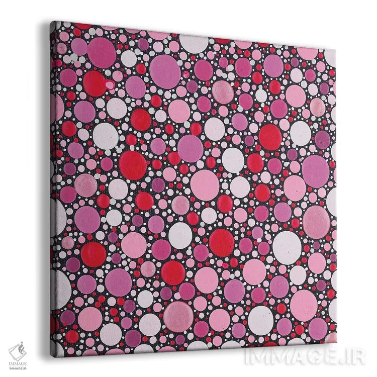 تابلو بهشت صورتی اثر امی داینر - نمای پرسپکتیو محصول