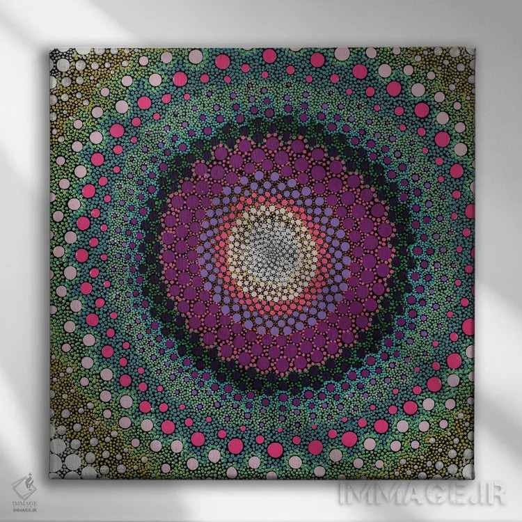 تابلو گرم I اثر امی داینر - نمای روبهرو روی دیوار