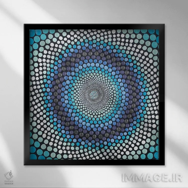 تابلو زیباییشناسی اثر امی داینر - نمای قابدار مشکی