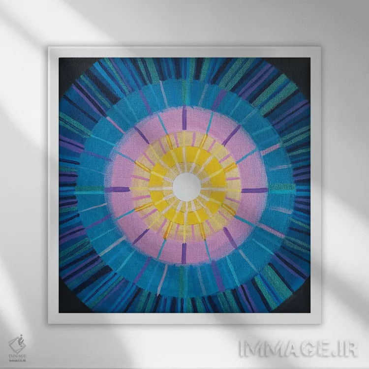 تابلو قدردانی اثر امی داینر - نمای قابدار سفید