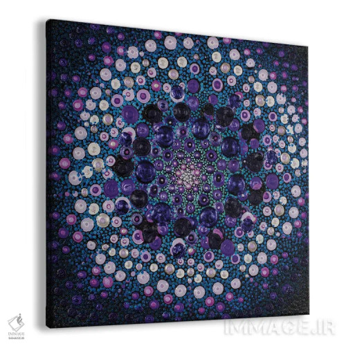 تابلو آبی و بنفش II اثر امی داینر - نمای پرسپکتیو محصول