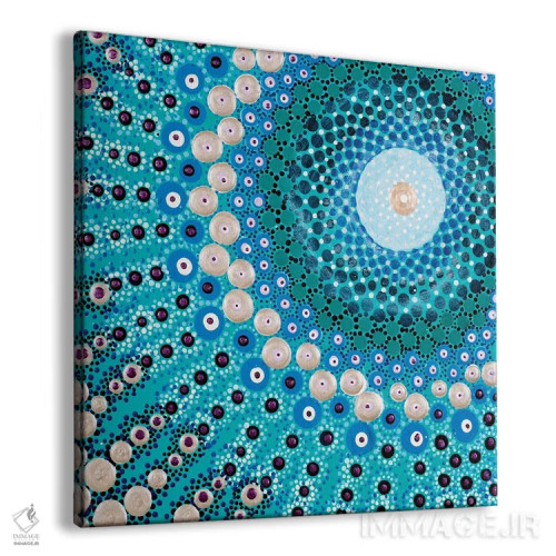 تابلو اقیانوس آبی اثر امی داینر - نمای پرسپکتیو محصول