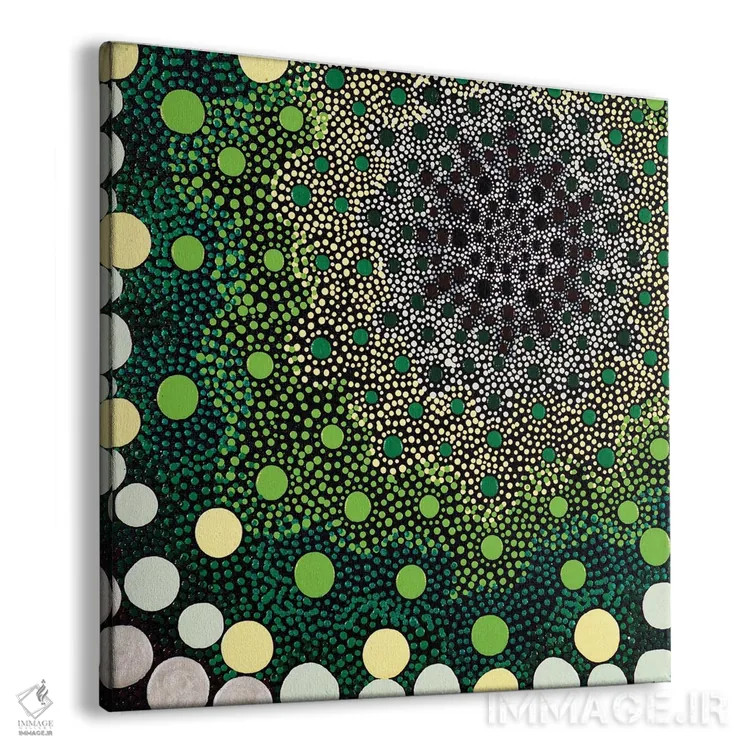 تابلو رنگهای زمینی II اثر امی داینر - نمای پرسپکتیو محصول