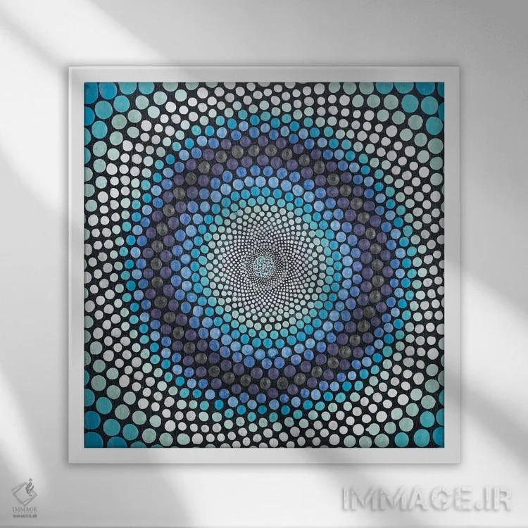 تابلو زیباییشناسی اثر امی داینر - نمای قابدار سفید