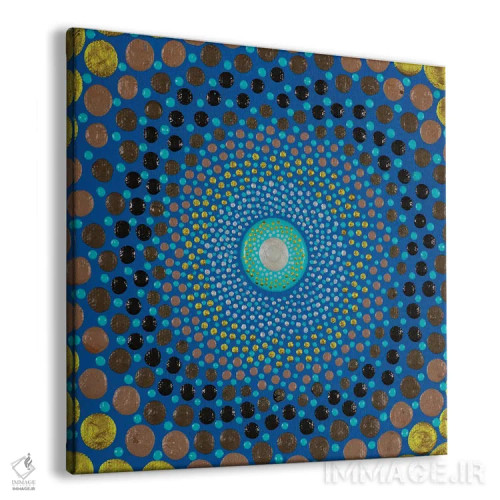 تابلو پرتوهای درخشان اثر امی داینر - نمای پرسپکتیو محصول