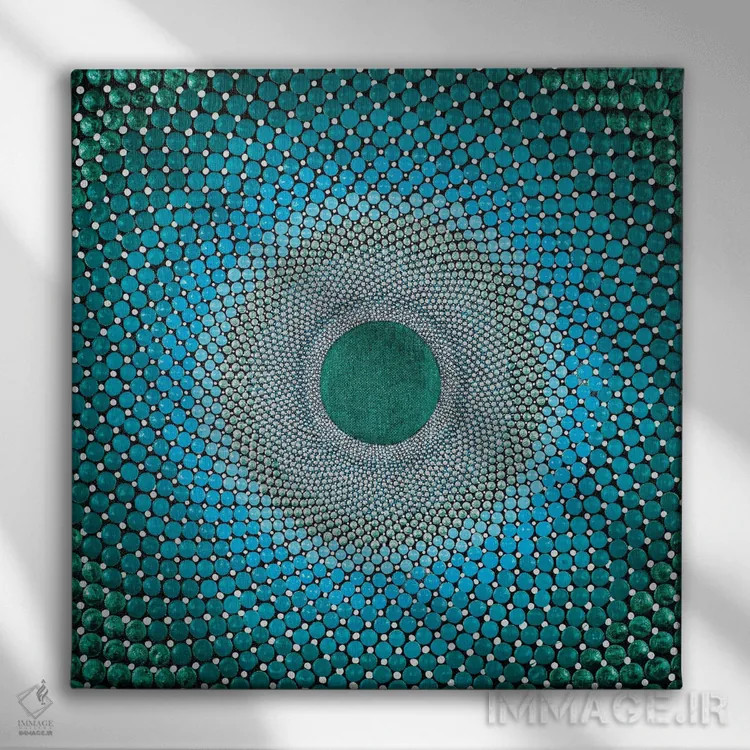 تابلو دروازه II اثر امی داینر - نمای روبهرو روی دیوار