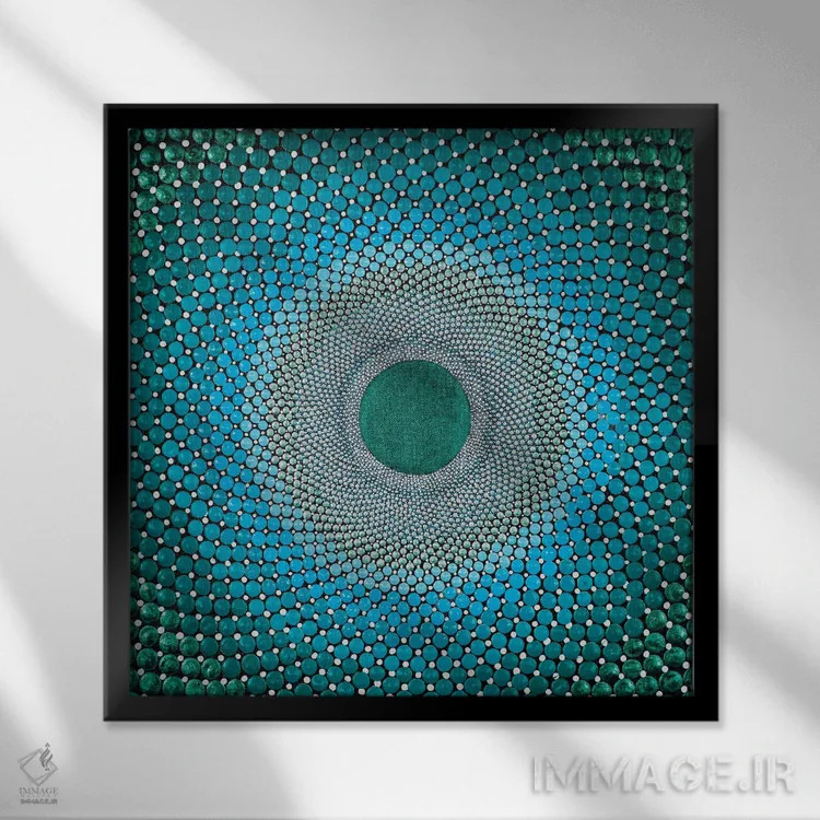 تابلو دروازه II اثر امی داینر - نمای قابدار مشکی