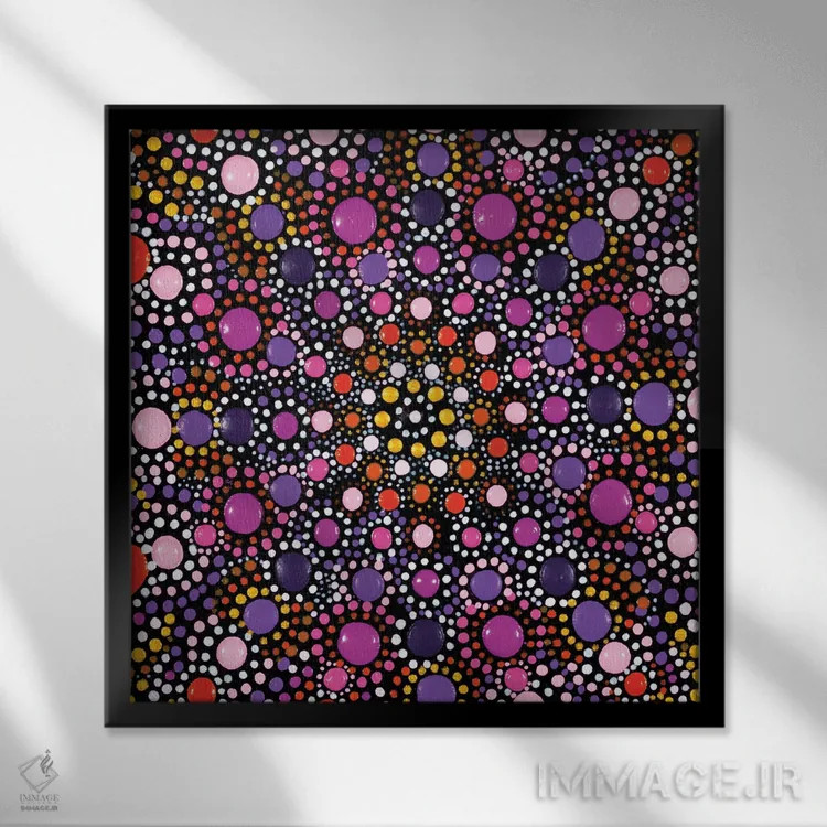 تابلو مسحورکننده اثر امی داینر - نمای قابدار مشکی