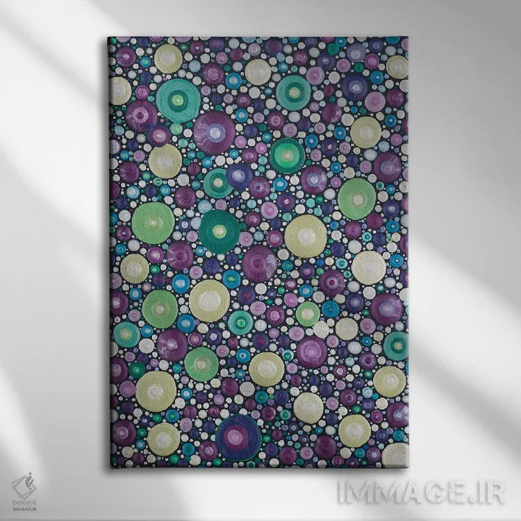 تابلو حجم/صدا (بسته به تصویر) اثر امی داینر - نمای روبهرو روی دیوار