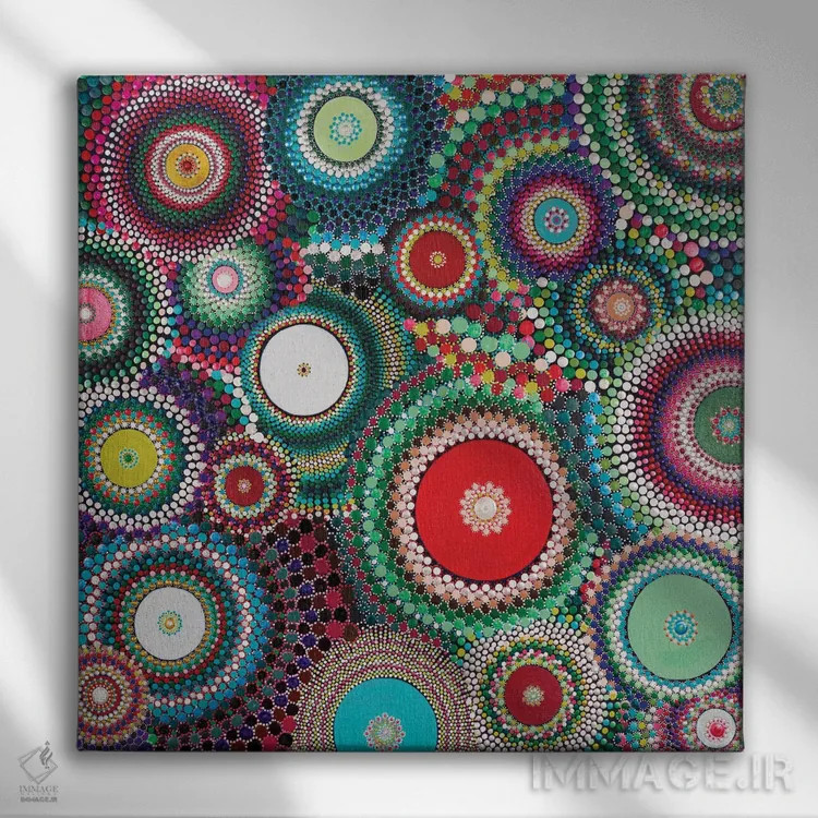 تابلو پوهوتاکاوا (درخت نیوزیلندی) اثر امی داینر - نمای روبهرو روی دیوار