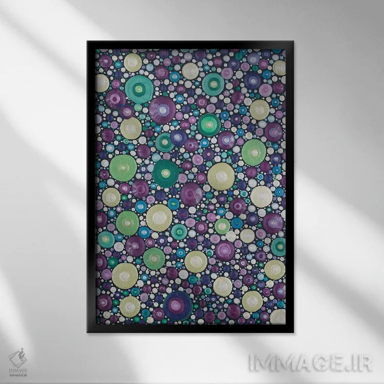 تابلو حجم/صدا (بسته به تصویر) اثر امی داینر - نمای قابدار مشکی