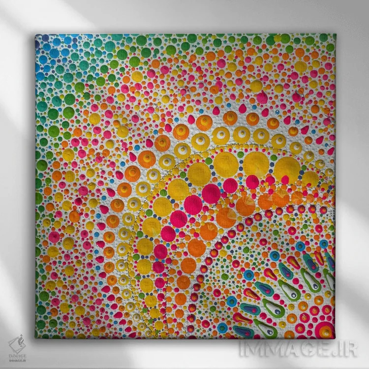 تابلو خلاقیت درخشان اثر امی داینر - نمای روبهرو روی دیوار