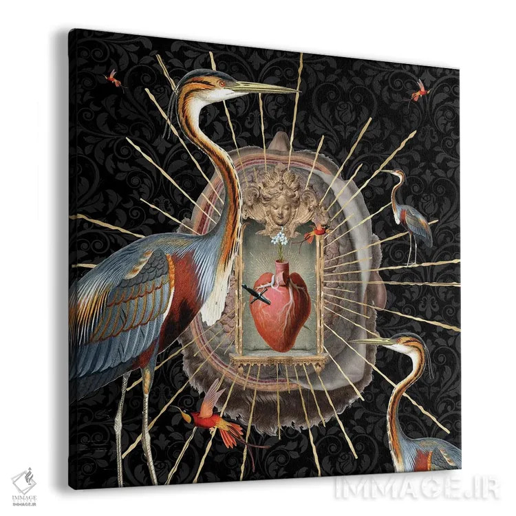 تابلو کلهپوک (اصطلاحی، لغوی: مغز پرندهای) اثر امی سالمونه - نمای پرسپکتیو محصول