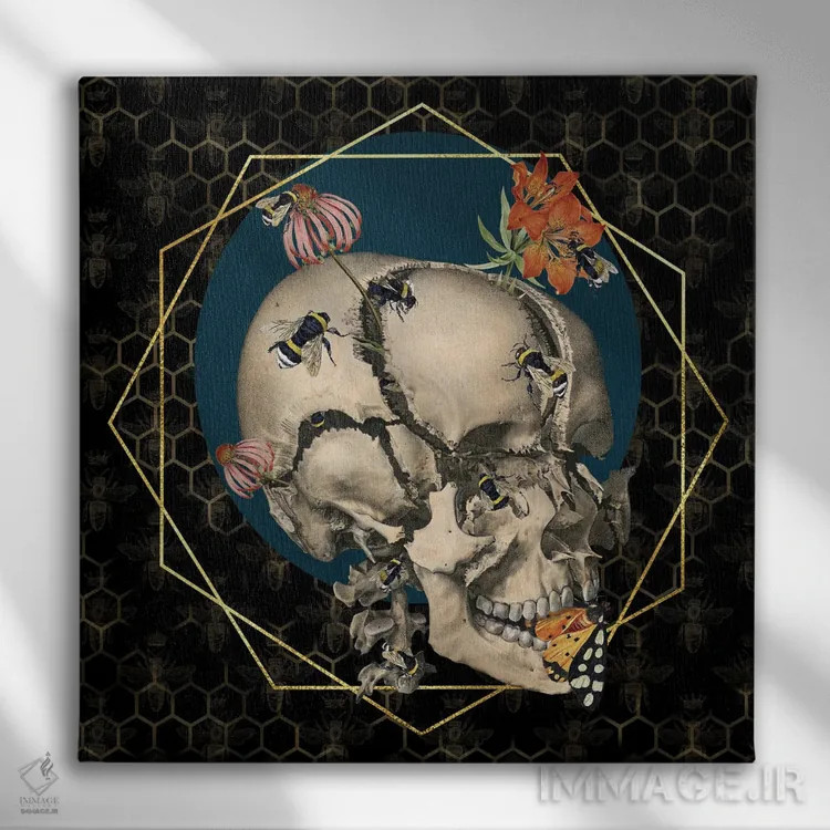 تابلو بینظیر (اصطلاح عامیانه) اثر امی سالمونه - نمای روبهرو روی دیوار