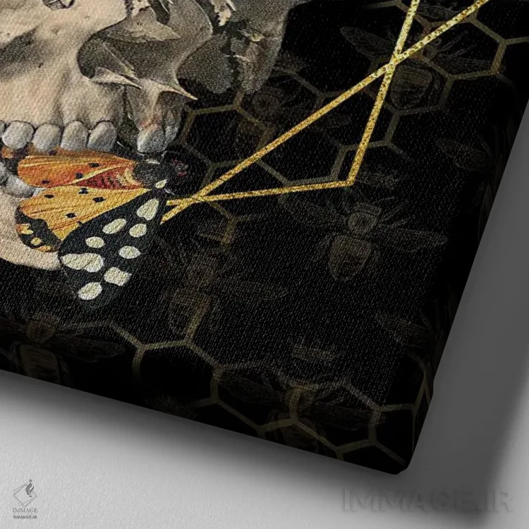 تابلو بینظیر (اصطلاح عامیانه) اثر امی سالمونه - نمای نزدیک بافت بوم