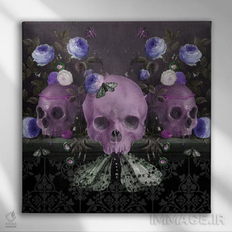 تابلو دخمهها اثر امی سالمونه - نمای روبهرو روی دیوار