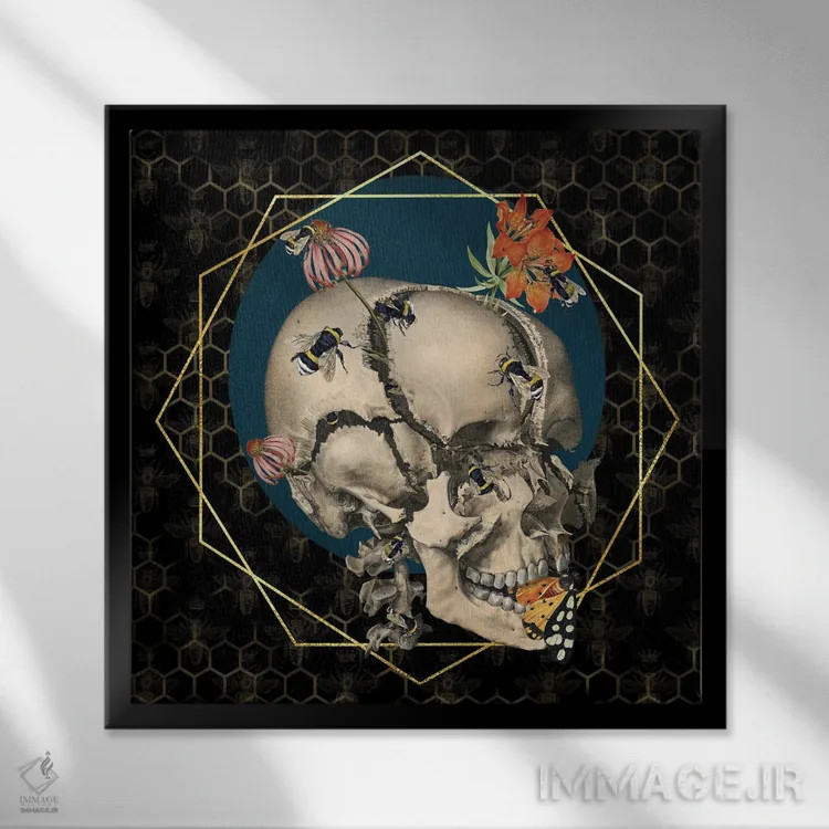 تابلو بینظیر (اصطلاح عامیانه) اثر امی سالمونه - نمای قابدار مشکی