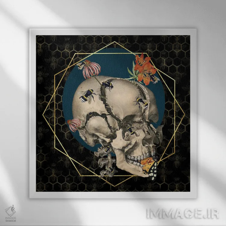 تابلو بینظیر (اصطلاح عامیانه) اثر امی سالمونه - نمای قابدار سفید