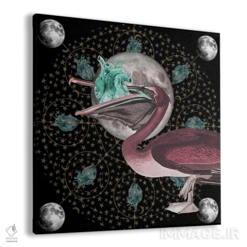 تابلو درخشش ماه اثر امی سالمونه - نمای پرسپکتیو محصول