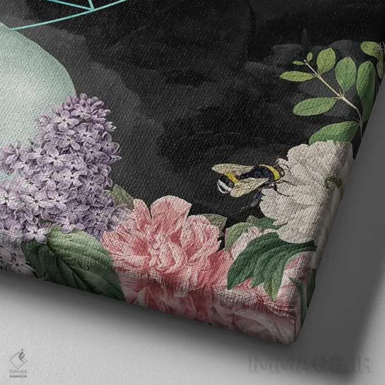 تابلو از دست دادن عشق اثر امی سالمونه - نمای نزدیک بافت بوم