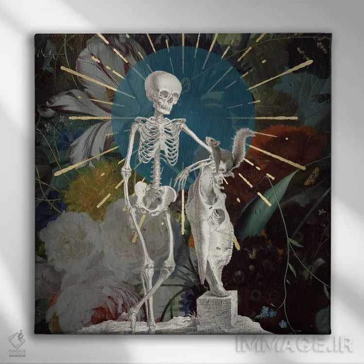 تابلو پیادهروی در طبیعت اثر امی سالمونه - نمای روبهرو روی دیوار