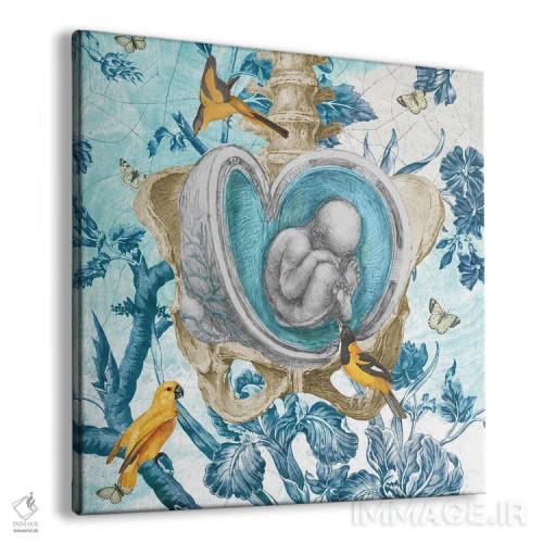 تابلو نه ماه (دوران بارداری) اثر امی سالمونه - نمای پرسپکتیو محصول