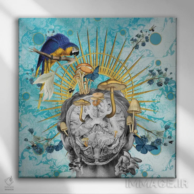 تابلو فراوانی اثر امی سالمونه - نمای روبهرو روی دیوار