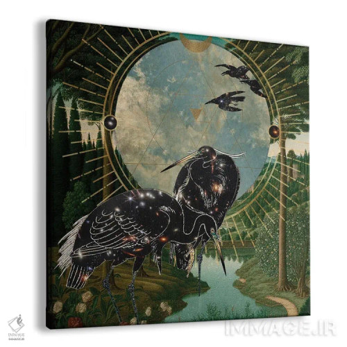 تابلو کهکشان درون ما اثر امی سالمونه - نمای پرسپکتیو محصول