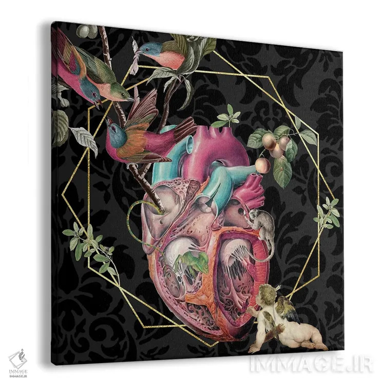 تابلو غریزهٔ حیوانی اثر امی سالمونه - نمای پرسپکتیو محصول