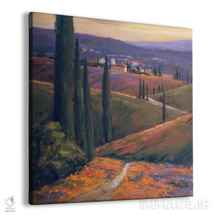 تابلو بعدازظهر یک اثر الین استیونز - نمای پرسپکتیو محصول