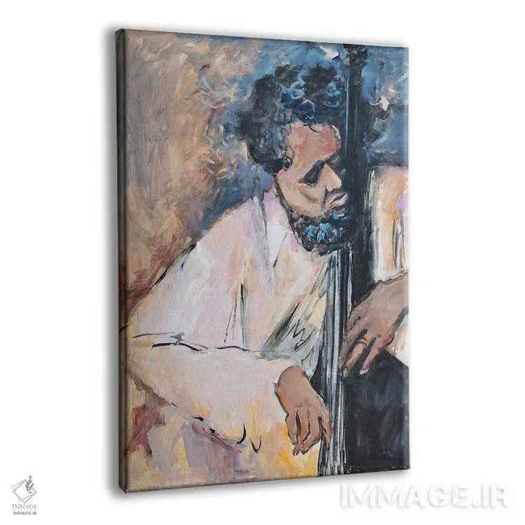 تابلو به موسیقی گوش بده یک اثر الین استیونز - نمای پرسپکتیو محصول