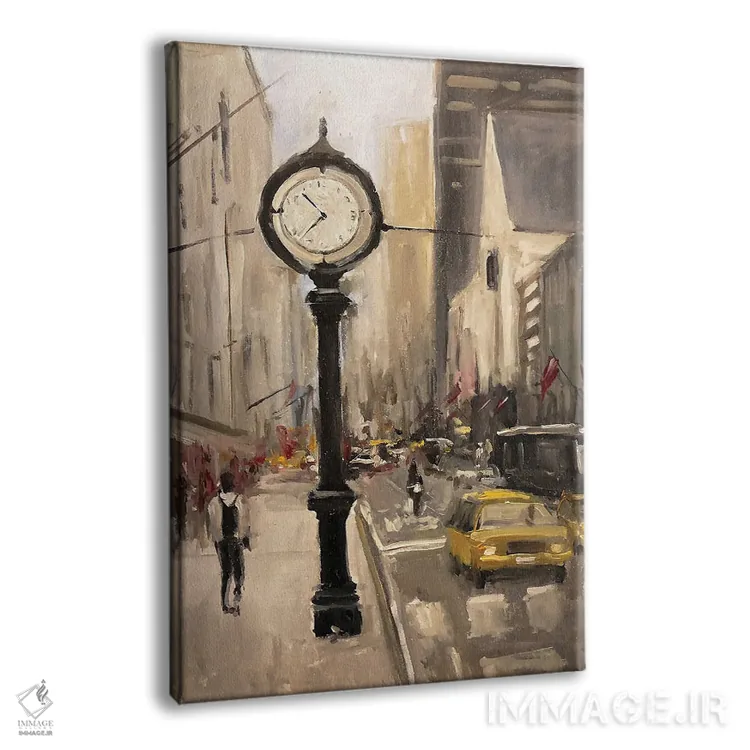 تابلو زمان شهر اثر الین استیونز - نمای پرسپکتیو محصول