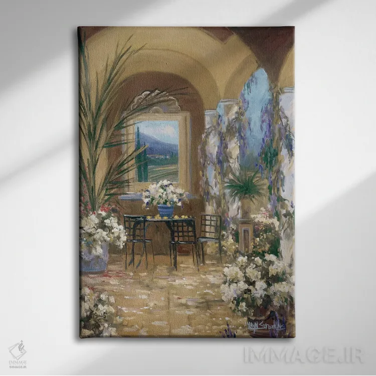 تابلو ایوان یک اثر الین استیونز - نمای روبهرو روی دیوار