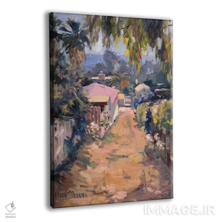 تابلو مسیر ساحلی اثر الین استیونز - نمای پرسپکتیو محصول