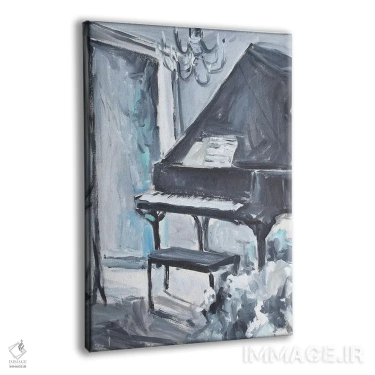 تابلو نوزاد آبیپوش اثر الین استیونز - نمای پرسپکتیو محصول