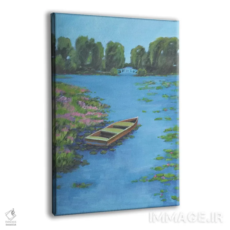 تابلو حوضچه قایق اثر الین استیونز - نمای پرسپکتیو محصول