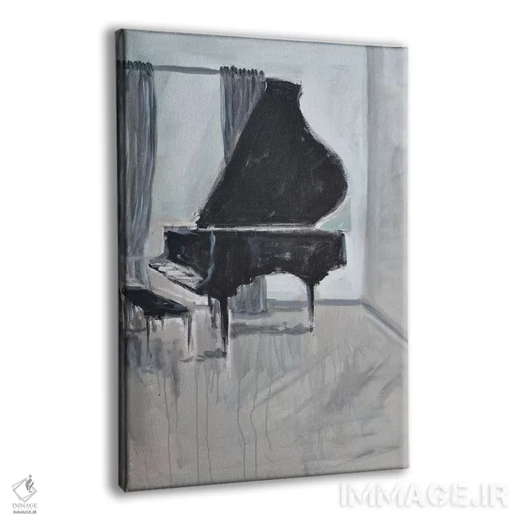 تابلو پیانو چهار اثر الین استیونز - نمای پرسپکتیو محصول