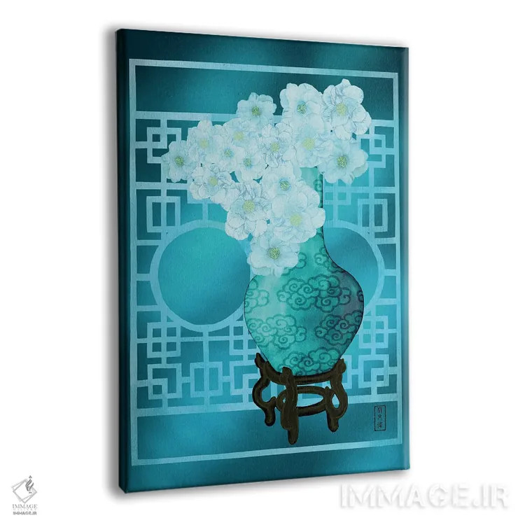 تابلو در میان ابری از کاملیا اثر آنتونی ون لم - نمای پرسپکتیو محصول