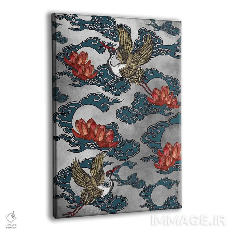 تابلو آبی جاودان اثر آنتونی ون لم - نمای پرسپکتیو محصول