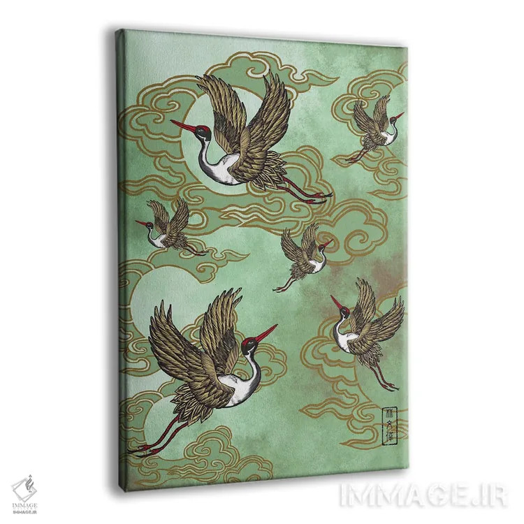 تابلو سبز جاودان اثر آنتونی ون لم - نمای پرسپکتیو محصول