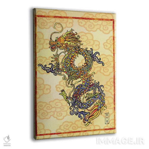 تابلو اژدهای باشکوه اثر آنتونی ون لم - نمای پرسپکتیو محصول