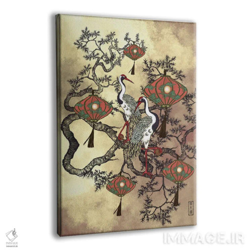 تابلو جرج کردن درناها اثر آنتونی ون لم - نمای پرسپکتیو محصول