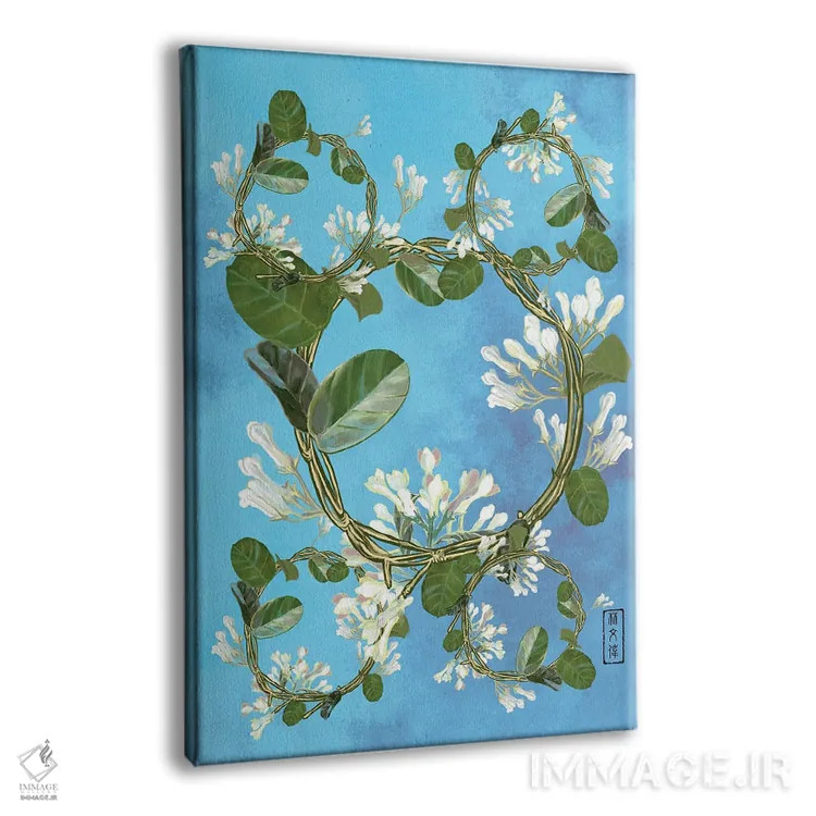 تابلو داربست یاس ستارهای اثر آنتونی ون لم - نمای پرسپکتیو محصول